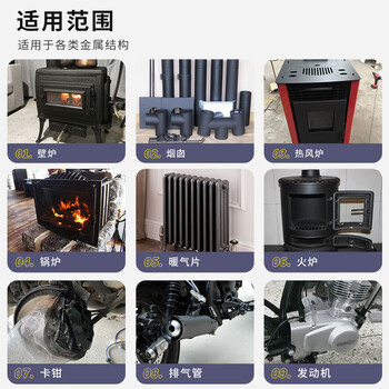 GOOT耐高温卡钳漆800℃度暖气片自喷漆汽车摩托车排气管刹车盘高温漆