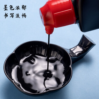 得力（deli）文房用品书法套装 文房四宝毛笔砚台宣纸收纳箱初学者学生入门 文房套装10件套开学用品小学生礼物