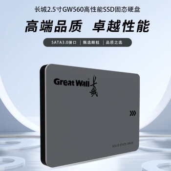 长城（Great Wall) 512GB SSD固态硬盘 SATA3.0接口 读速540MB/S台式机/笔记本通用 GW560系列 