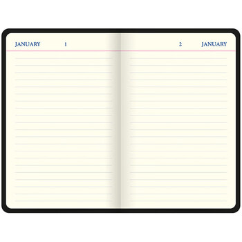 Filofax＆Letts联名款英国进口记事本ICON图标系列定页笔记本中号黑色日记型内页本090136