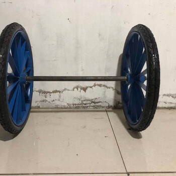 工地手推车轮胎26×21/2劳动车实心轮子板车斗车架子人力车钢圈 圆管