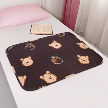 期姨妈小床垫纯棉防水同房垫床上做事床单小熊防滑款r2750x70cm一条装
