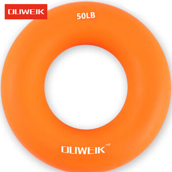 杜威克握力圈器手指锻炼手部力量康复训练男女练小臂圆形橙色50磅