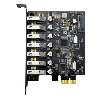 魔羯（MOGE）MOGE 台式机USB3.2 Gen1扩展卡电脑内置PCIE转七口USB3.0转接卡 MC2037 