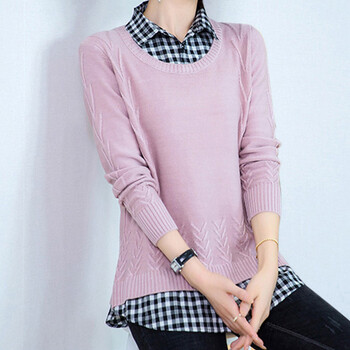 毛衣冬21年秋冬季女士线衣中老年内搭女式遮肉秋装粉色m建议85105斤