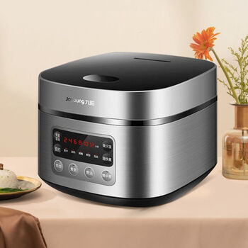 九阳家用电饭煲5l大容量不沾内胆电饭锅球釜加热多功能智能电饭锅黑桃