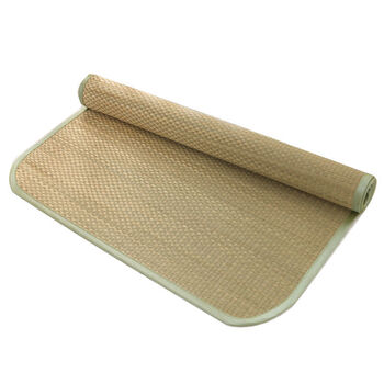 幼儿园午睡凉草席新生儿童夏季透气推车小凉垫子宿舍蔺兰草席单独草席