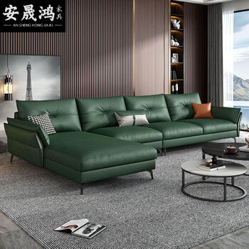 晟鸿2023意式轻奢科技布布艺沙发客厅北欧现代简约小户型家用乳胶贵妃