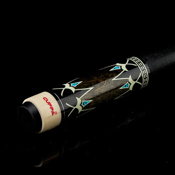 CUPPa台球杆DL-X黑八大头黑8球杆中式八球美式九球杆中头桌球杆12.75mm