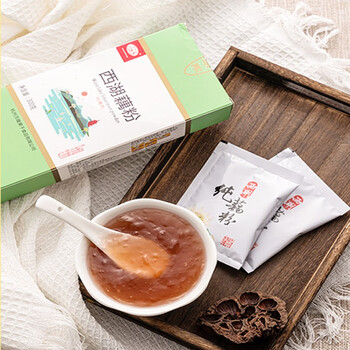 万事隆杭州西湖特产万事隆经典纯藕粉无添加糖西湖藕粉羹300g 300克