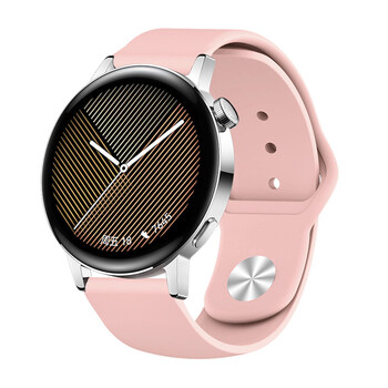 适用华为gt3手表硅胶表带卡扣同色款gt2watch33pro智能42mm46运动时尚