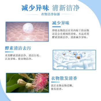 花王（KAO）洗衣液690g 除菌除螨阴干无异味原装酵素洁霸洁净易漂随机发货