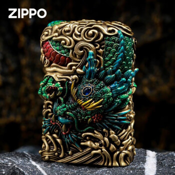 zippo青龙图片- 京东