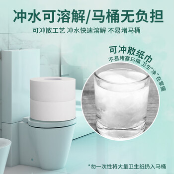 唯依美大卷纸有芯4层350克*12卷商用卫生纸大盘纸整箱销售VJ7325