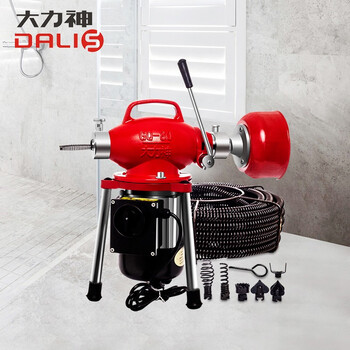 大力神GQ-80马桶疏通神器家用管道疏通器下水道疏通工具厨房地漏通厕所