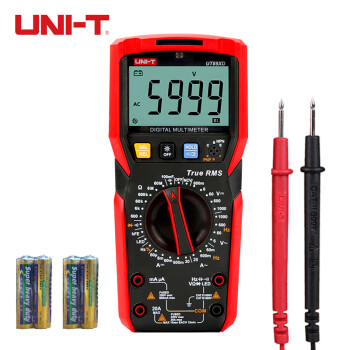 优利德（UNI-T）UT89XD 万用表数字高精度智能防烧万能表电工多用表电容LED测量