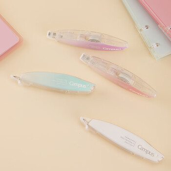 国誉（KOKUYO）学生Campus原纸色替芯式·笔式修正带 白色本体1个6米 WSG-TWT5506-1