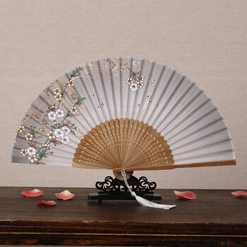 古风日式夏季古典小折叠扇礼品中国风舞蹈走秀扇创意礼品 20 平步青云