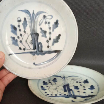 清朝青花瓷盘价格报价行情- 京东