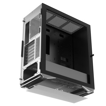 爱国者（aigo）YOGO M2 PRO 钛灰色   游戏鞋盒电脑机箱  E-ATX/ATX主板/兼容30系显卡/360冷排/可竖装显卡