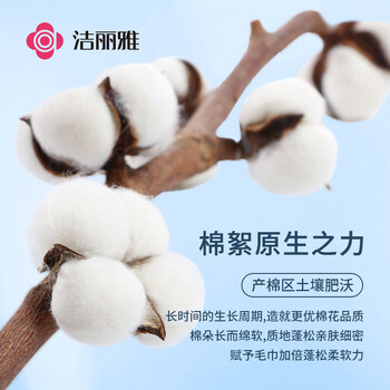 洁丽雅（Grace）鲁道夫抗菌毛巾 纯棉大毛巾吸水长绒棉洁面擦脸洗脸巾118g 忧郁蓝