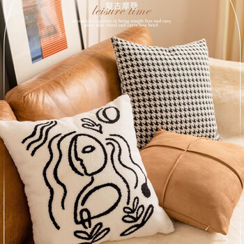 艾薇抱枕套 沙发抱枕靠垫套床头靠枕套45*45cm毕加索