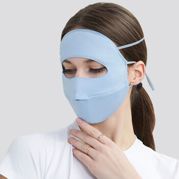 somubay夏季防晒面罩防紫外线全方位遮脸护额头冰丝凉感骑行户外新款