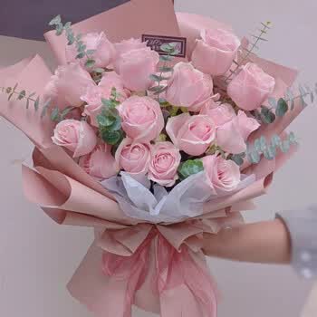 满味园苏州鲜花速递粉雪山玫瑰花束同城鲜花生日花束花店全国送花19朵粉色雪山玫瑰花束 图片价格品牌报价 京东