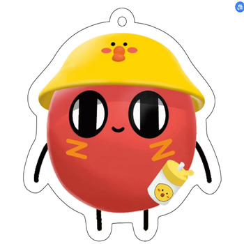 莂来蛋仔小挂件蛋仔挂件闺蜜挂坠玩偶手办周边挂饰钥匙扣吊坠 红小豆