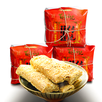 i白记花生糕河南特产开封花生酥糕点花生糕400克*4包配手提袋 500g*4
