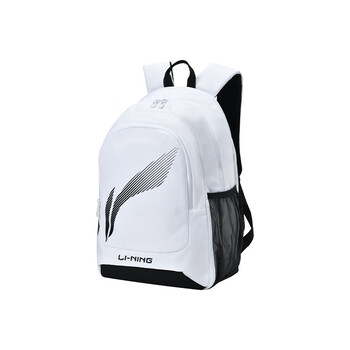 李宁(LI-NING)羽毛球拍包大容量多功能轻便耐用旅行运动双肩背包书包 白色 李宁(LI-NING)羽毛球拍包大容量多功能轻便耐用旅行运动双肩背包书包 白色
