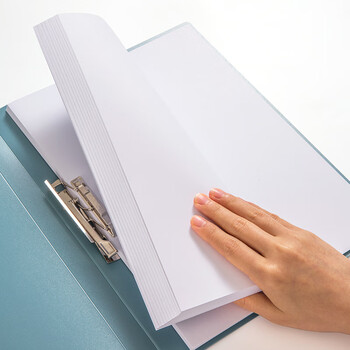 齐心(Comix)A4莫兰迪色双强力夹硬文件夹 试卷资料夹诗朗诵签约夹板 文件收纳办公用品 莫蓝A5718 齐心(Comix)A4莫兰迪色双强力夹硬文件夹 试卷资料夹诗朗诵签约夹板 文件收纳办公用品 莫蓝A5718