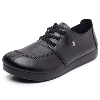 帅邦主兔芊大脚骨宽头大头鞋女款老年鞋平底单鞋软底防滑中老年休闲