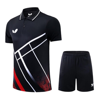 蝴蝶牌(butterfly)蝴蝶乒乓球服套装男女短袖运动服儿童速干训练服