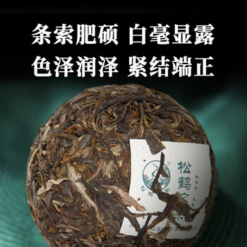 下关沱茶 茶叶 普洱茶 普洱生茶 2021年易武茶区松鹤沱茶盒装 100g/盒