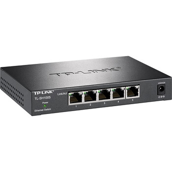 普联（TP-LINK）  5口企业级2.5G交换器千兆家用网络分线器集线器tp分流器TL-SH1005 即插即用钢壳