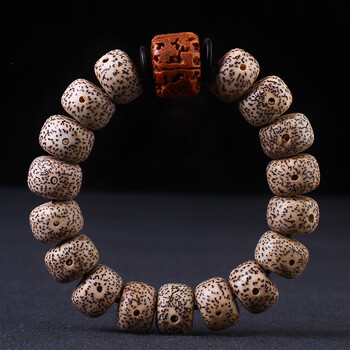 ckryo冰花大星月菩提子摩尼籽单圈正月藏式念珠款本命年送男女七夕