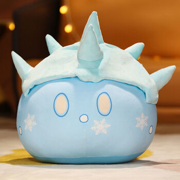 京佳动漫原神周边史莱姆抱枕卡通公仔暖手可插入手捂萌团子污创意二次