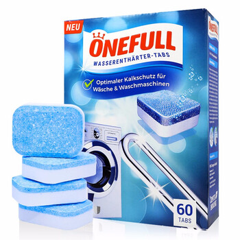 ONEFULL洗衣机清洗剂滚动60粒泡腾片清洁除垢杀菌家用滚筒污渍神器大容量 ONEFULL洗衣机清洗剂滚动60粒泡腾片清洁除垢杀菌家用滚筒污渍神器大容量