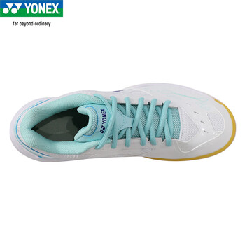 YONEX尤尼克斯羽毛球鞋yy男女款训练透气缓震SHB101CR 白薄荷38 YONEX尤尼克斯羽毛球鞋yy男女款训练透气缓震SHB101CR 白薄荷38