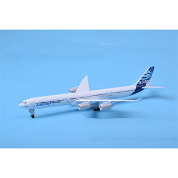飞机模型民航客机c919东航20cm带起落架实心航空摆件静 a340原型机