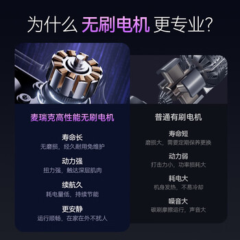 麦瑞克（MERACH）筋膜枪按摩器专业级迷你便携颈膜枪腰腿肩肌肉放松按摩仪节日礼物