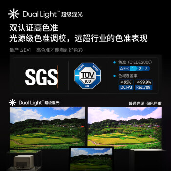 极米（XGIMI）RS Pro3 4K 超高清白天混合激光高端投影仪 智能家庭影院（2500CVIA 4+128G 杜比视界 ）