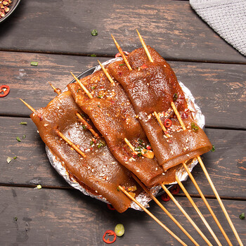 金匠四川重庆烧烤专用苕皮大张鲜苕皮袋装烧烤食材配料套餐户外野炊