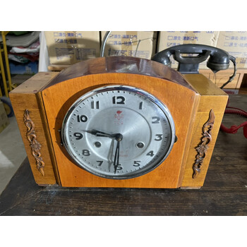 abdt老物件怀旧农村老式挂钟老式机械挂钟表摆件农家乐民俗复古装饰品