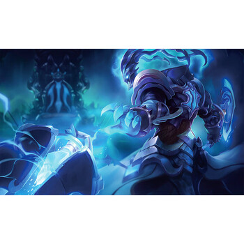 lol海报墙纸墙贴宿舍卧室贴纸网吧网咖装饰自粘 典狱长-锤石 中号:60*