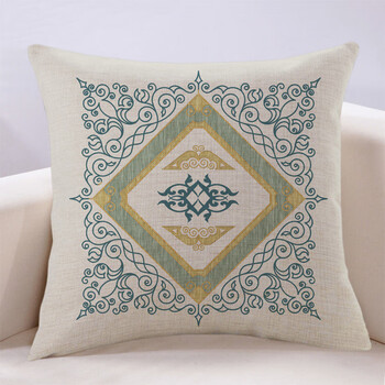 万燊欧式复古花纹抱枕客厅沙发卧室床头靠背样板房装饰定制高档靠枕套