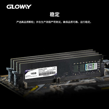 光威（Gloway）16GB DDR4 2666 台式机内存条 战将系列