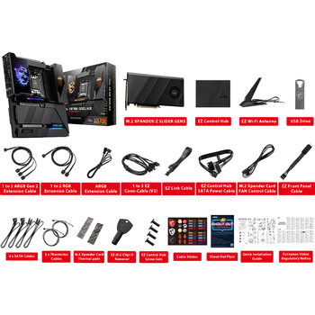 微星（MSI）MEG X870E GODLIKE 超神主板 终身质保 支持CPU 9950X3D/9900X3D/9800X3D(AMD X870/socket AM5)