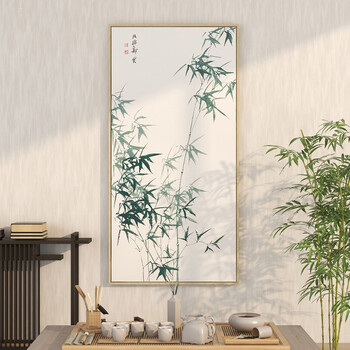 郑板桥竹子水墨画排行- 京东
